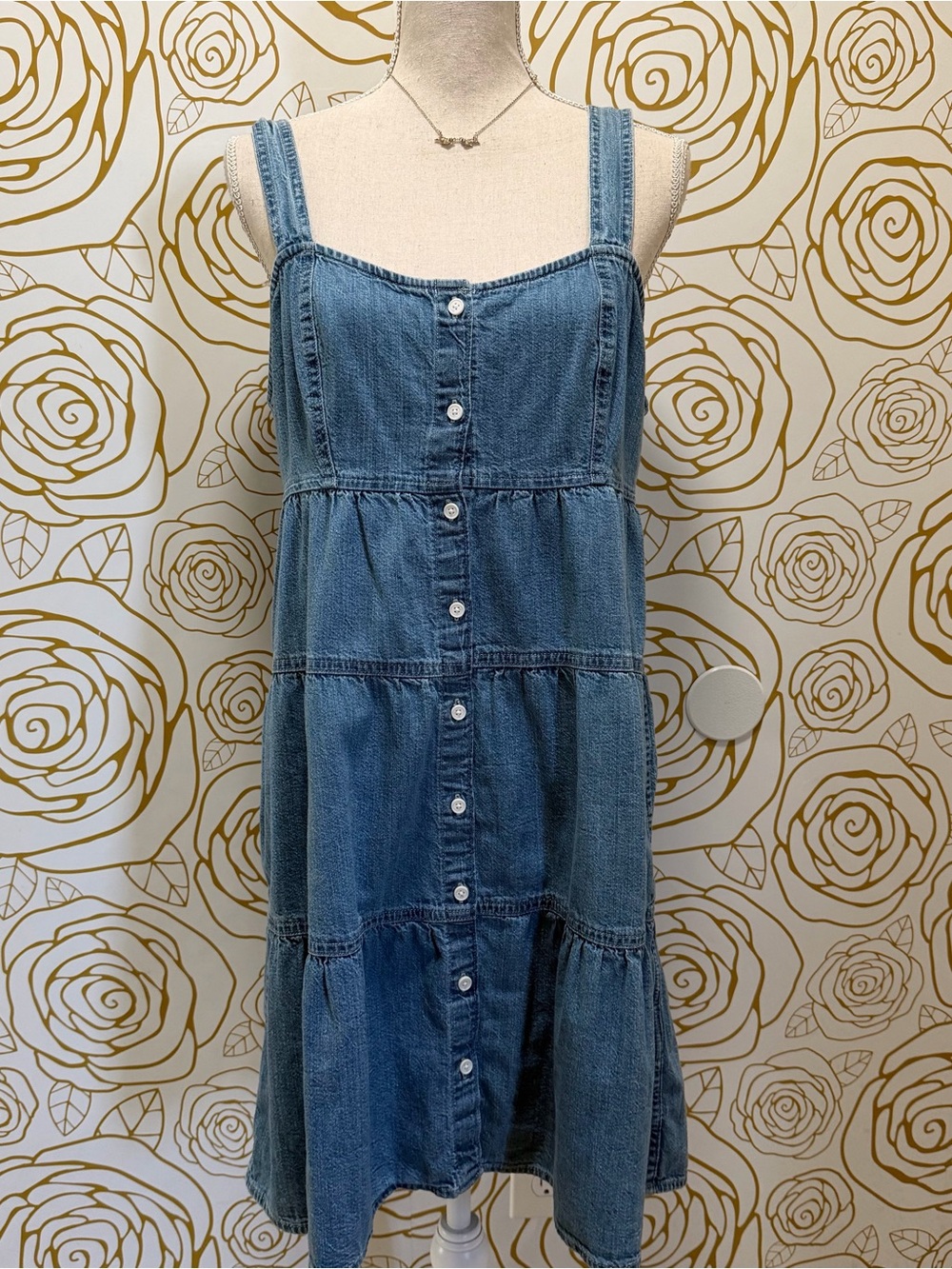 Levi's Women's Joni denim tiered Dress